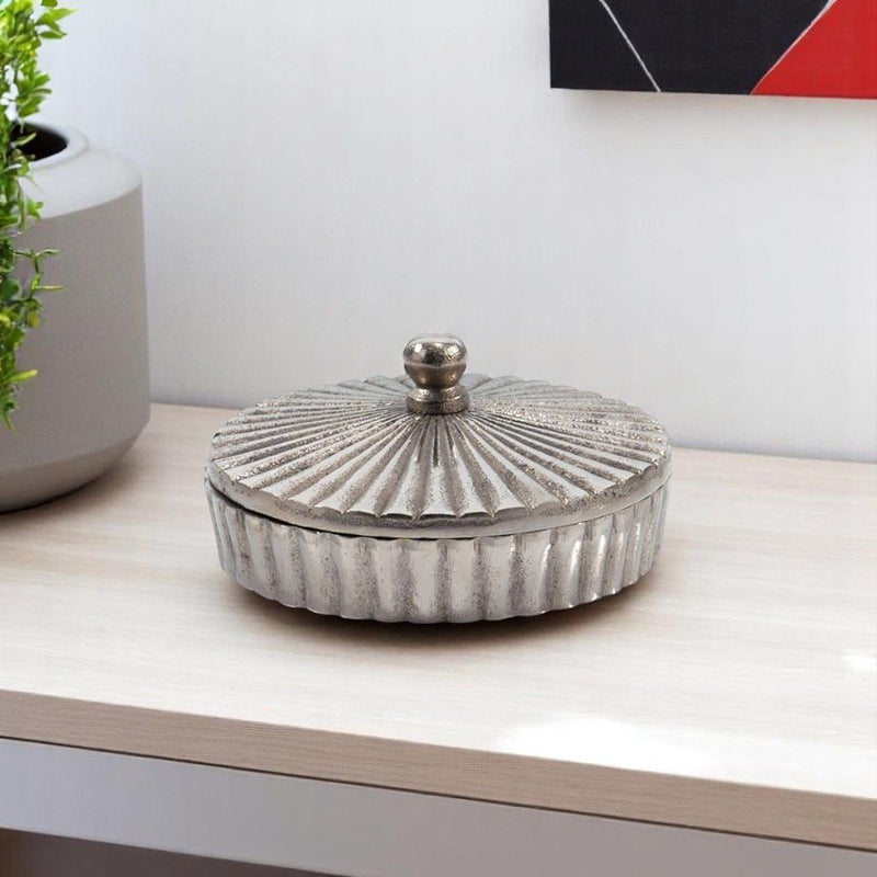 Decorative Keepsake Box - Silver