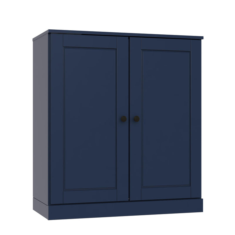 Accent Cabinet With Two Doors - Navy Blue