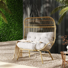Load image into Gallery viewer, Palos - Outdoor Wicker Loveseat - Light Brown
