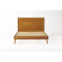Load image into Gallery viewer, Okioki - Mid-Century Wood Bed
