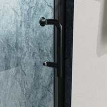 Load image into Gallery viewer, Bi-Fold Semi-Frameless Shower Doors In Matte With Clear Glass
