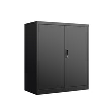 Load image into Gallery viewer, Metal Storage Cabinet With Locking Doors And Adjustable Shelf, Folding Filing Storage Cabinet, Folding Storage Locker Cabinet For Home Office, School, Garage
