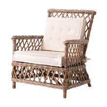 Load image into Gallery viewer, Cross Back Dining Arm Chairs (Set of 2) - Natural

