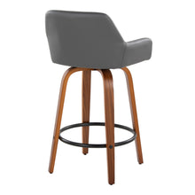 Load image into Gallery viewer, Daniella - Contemporary Fixed Height Counter Stool With Swivel With Round Footrest (Set of 2)
