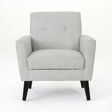 Load image into Gallery viewer, Radiantize - Upholstered Fabric Club Chair With Square-Off Back And Button Tufted
