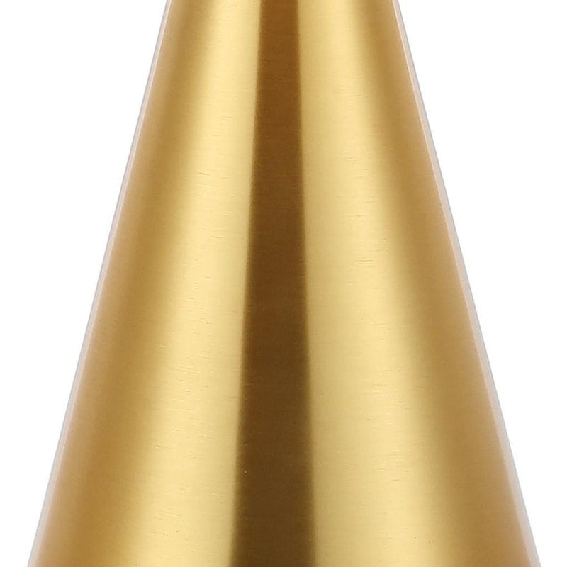 Novelty Table Lamps With Empire Shades (Set of 2) - Brass