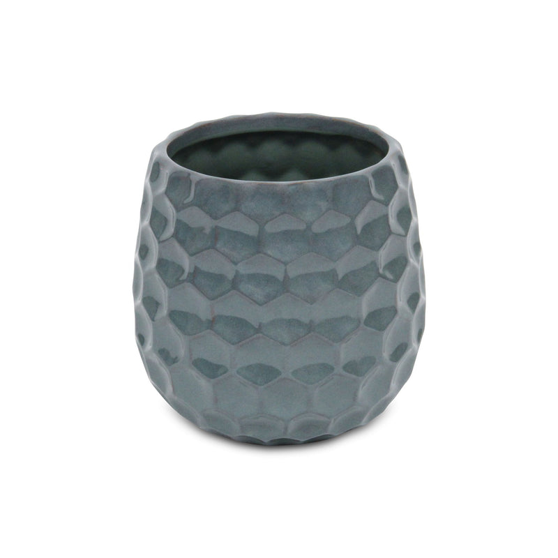 Round Pot Planter (487393) - Blue