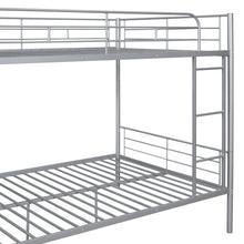 Load image into Gallery viewer, Full Over Full Metal Bunk Bed, Sliver
