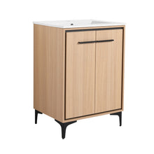 Load image into Gallery viewer, Modern Bathroom Vanity Base With Basin And Storage Cabinet
