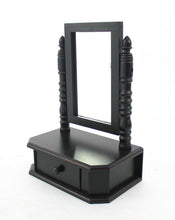 Load image into Gallery viewer, 20" Framed Freestanding Makeup Shaving Tabletop Mirror - Black
