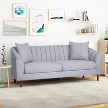 Load image into Gallery viewer, Contemporary 3 Seater Sofa With Plush Accents
