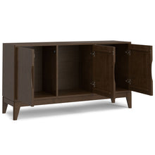 Load image into Gallery viewer, Harper - 3 Door Sideboard Buffet / Storage Cabinet - Walnut Brown
