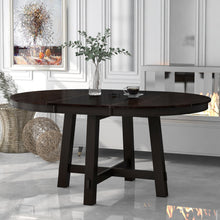 Load image into Gallery viewer, Gia - Round Extendable Dining Table With 16" Leaf Wood
