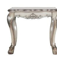 Load image into Gallery viewer, Vintage Solid Wood And Polyresin Square End Table - Bone White
