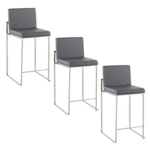 Load image into Gallery viewer, Fuji - Contemporary High Back Counter Stool, Functional Design
