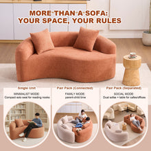 Load image into Gallery viewer, Tai Chi - Curved Dual Depth Loveseat
