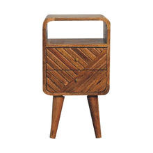 Load image into Gallery viewer, Lille - Mini Curved Nightstand - Oak
