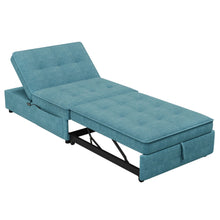 Load image into Gallery viewer, 4 In 1 Sofa Bed, Chair Bed, Multi-Function Folding Ottoman Bed With Storage Pocket And USB Port For Small Room Apartment, Living Room, Bedroom, Hallway
