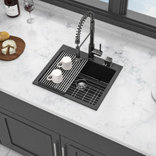 Load image into Gallery viewer, Quartz Kitchen Sink, Granite Composite, Drop In Sink With Durable Design
