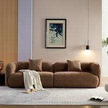Load image into Gallery viewer, Sectional Sofa With Durable Fabric, Solid Wood Frame, And High Density Sponge Fill
