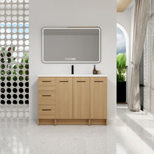 Load image into Gallery viewer, Floating Bathroom Vanity With Sink, Modular Cabinet

