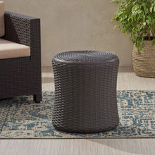 Load image into Gallery viewer, Olivo - Patio Table Outdoor Side Table - Dark Brown
