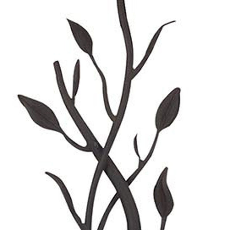 Traditional Shaped Floor Lamp With Brown Bell Shade - Gray