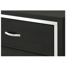 Load image into Gallery viewer, 4 Drawer Bedroom Chest With Handles Furniture - Black
