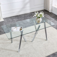 Load image into Gallery viewer, Dining Table With Transparent Surface
