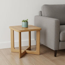 Load image into Gallery viewer, Square Cross Legs End Table - Natural
