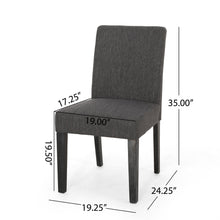 Load image into Gallery viewer, Contemporary Dining Chair With Upholstered Seating And Tapered Legs
