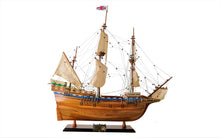 Load image into Gallery viewer, Mayflower Boat Hand Painted Decorative Boat - Brown
