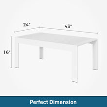 Load image into Gallery viewer, Modern Rectangle Outdoor Coffee Table
