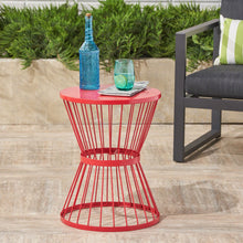 Load image into Gallery viewer, Lassen - Modern Outdoor Side Table With Hourglass Design
