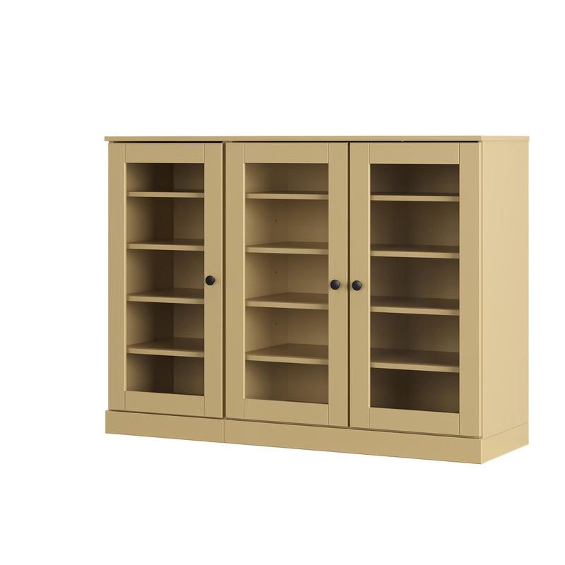 Solid Woodshoe Storage Cabinet (756022) - Yellow