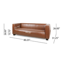 Load image into Gallery viewer, Contemporary 3 Seater Sofa With Tuxedo Design
