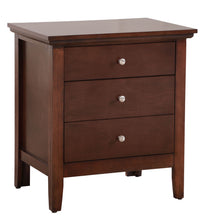 Load image into Gallery viewer, Hammond - 3 Drawer Nightstand - Cappuccino
