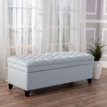 Load image into Gallery viewer, Juliana - Storage Ottoman With Birch Legs
