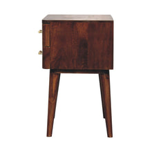 Load image into Gallery viewer, 23" Solid Wood Two Drawer Nightstand - Chestnut
