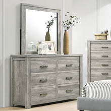 Load image into Gallery viewer, 1 Piece Dresser With Handles, 6 Drawers - Light Gray
