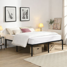 Load image into Gallery viewer, Heavy Duty Queen Size Bed Frame With Quiet Support - Black
