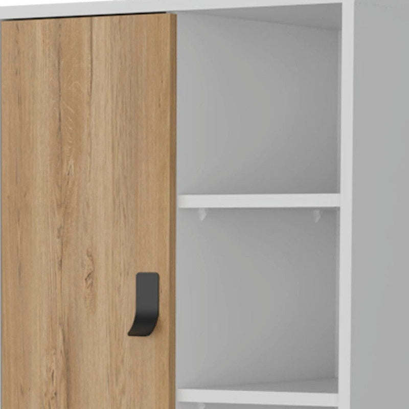 Two Drawer Dresser - White / Natural
