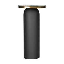 Load image into Gallery viewer, Genuine Marble Double Pedestal Console Table - Black / Gold
