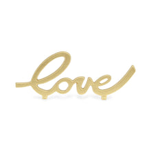 Load image into Gallery viewer, Love Tabletop Sign - Gold
