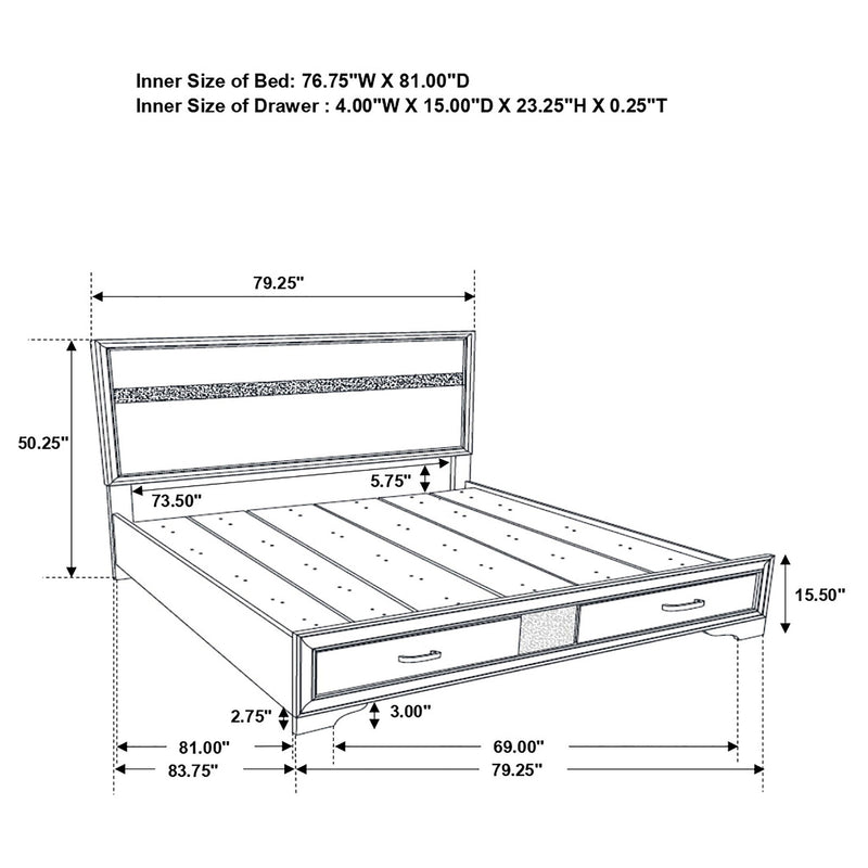 Annie - 5 Piece Bedroom Set