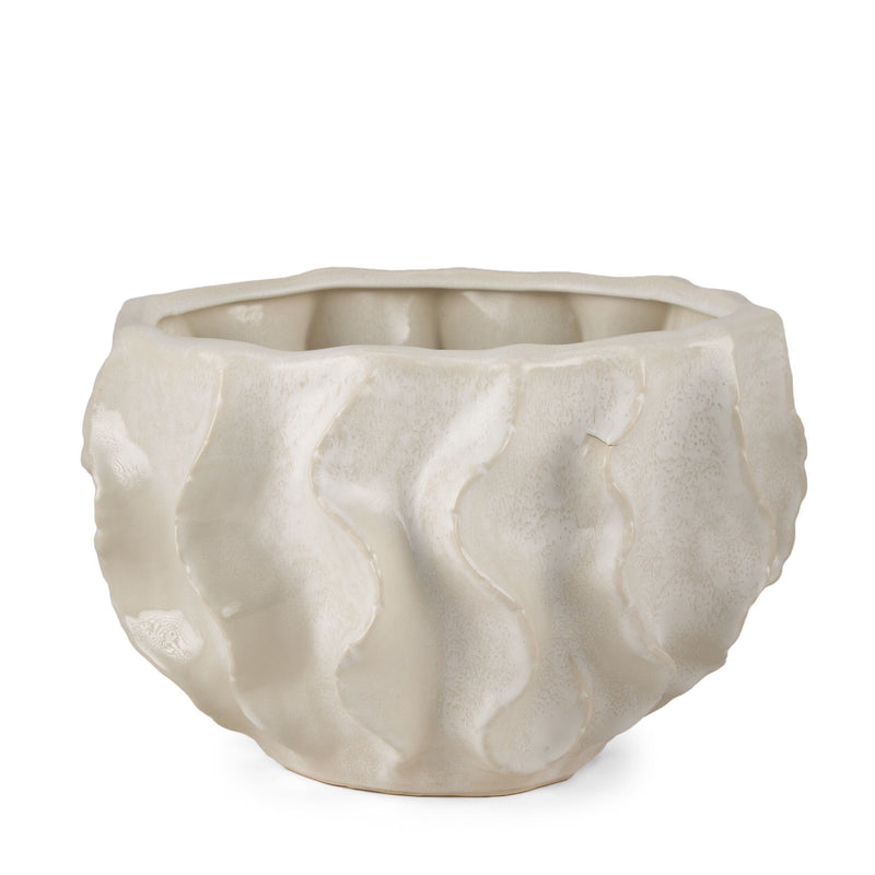 Sculptural Table Vase (608342) - Cream