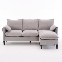 Load image into Gallery viewer, Convertible Combination Sofa With Footstools With Storage

