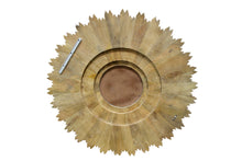 Load image into Gallery viewer, 44" Antiqued Sunburst Framed Accent Mirror - Gold
