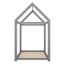Load image into Gallery viewer, Wooden House Shaped Bed
