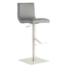 Load image into Gallery viewer, Steel Swivel Low Back Bar Height Bar Chair - Gray / Silver
